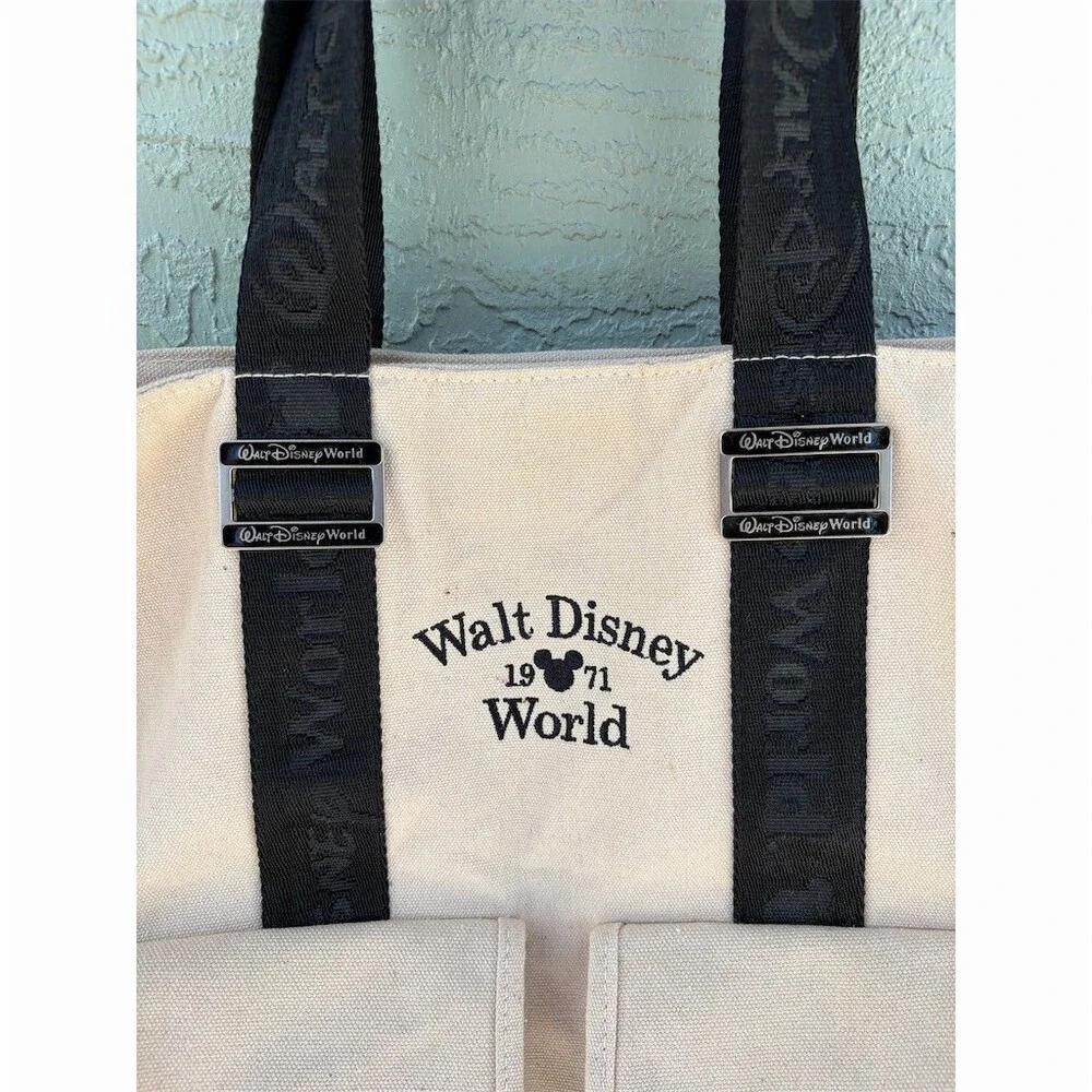 Disney Walt Disney World Established 1971 Tote Bag Cream/Ivory Large